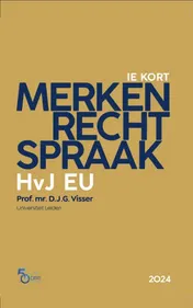 Omslag van Merkenrechtspraak HvJ EU / druk 3
