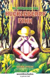Omslag van De avonturen van Huckleberry Finn