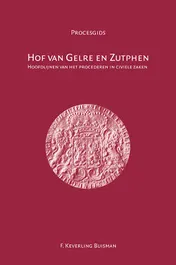Omslag van Hof van Gelre en Zutphen 1543-1811