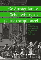 Omslag van De Amsterdamse Schouwburg als politiek strijdtoneel