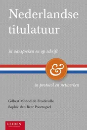 Omslag van Nederlandse titulatuur
