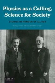 Omslag van Physics as a calling, science for society