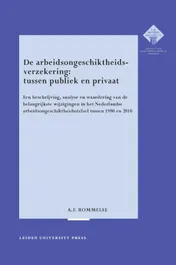 Omslag van De arbeidsongeschiktheidsverzekering