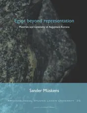 Omslag van Egypt beyond representation