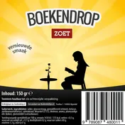 Omslag van Boekendrop, doos met 30 zakjes a 150 gram drop