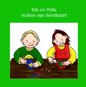 Omslag van Kiki en Pelle maken een kerstkaart