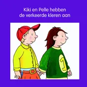 Omslag van Kiki en Pelle hebben de verkeerde kleren aan