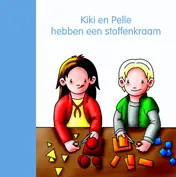 Omslag van Kiki en Pelle hebben een stoffenkraam