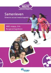 Omslag van MBO niveau 3/4 Burgerschapsleren