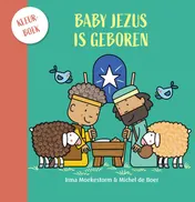 Omslag van Baby Jezus is geboren kleurboek - 5 ex.