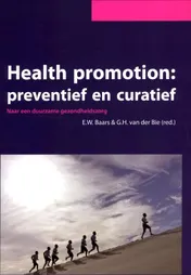 Omslag van Health promomtion: preventief en curatief