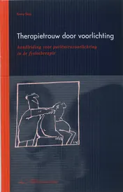 Omslag van Therapietrouw door voorlichting