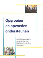 Omslag van Opgroeien en opvoeden ondersteunen