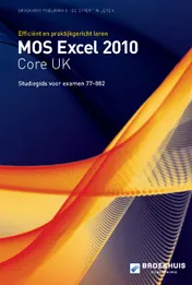 Omslag van MOS Excel 2011 core UK studiegids [77-882]