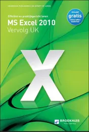 Omslag van Excel 2010 Vervolg UK