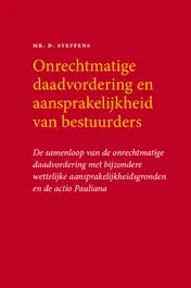 Omslag van Onrechtmatige daadvordering en aansprakelijkheid van bestuurder