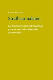 Omslag van Strafbaar nalaten