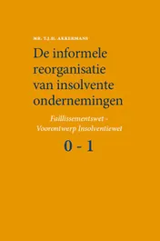 Omslag van De informele reorganisatie van insolvente ondernemingen