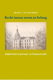 Omslag van Recht tussen norm en belang