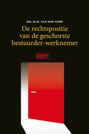 Omslag van De rechtspositie van de geschorste bestuurder-werknemer