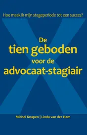 Omslag van De tien geboden voor de advocaat-stagiair