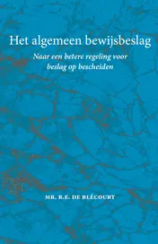 Omslag van Het algemeen bewijsbeslag