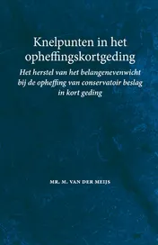 Omslag van Knelpunten in het opheffingskortgeding