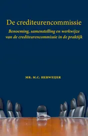 Omslag van De crediteurencommissie