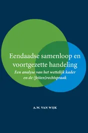 Omslag van Eendaadse samenloop en voortgezette handeling