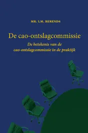 Omslag van De cao-ontslagcommissie