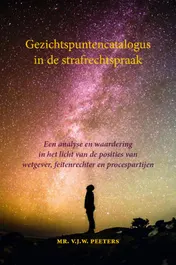 Omslag van Gezichtspuntencatalogus in de strafrechtspraak