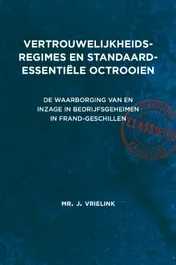 Omslag van Vertrouwelijkheidsregimes en standaard-essentiële octrooien