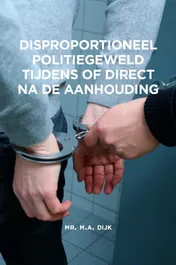 Omslag van Disproportioneel politiegeweld tijdens of direct na de aanhouding