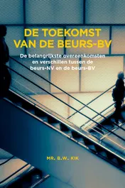 Omslag van De toekomst van de beurs-BV