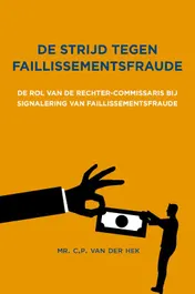 Omslag van De strijd tegen faillissementsfraude