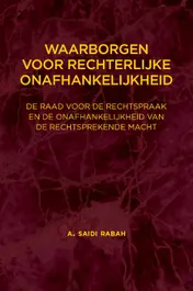 Omslag van Waarborgen voor rechterlijke onafhankelijkheid