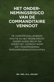 Omslag van Het ondernemingsrisico van de commanditaire vennoot