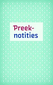 Omslag van Preeknotities set 5 ex