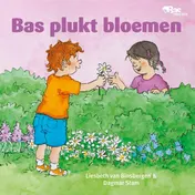 Omslag van Bas plukt bloemen