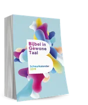Omslag van Bijbel in gewone taal scheurkalender 2019