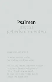 Omslag van Psalmen met 21 gebedsmomenten