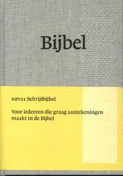 Omslag van Bijbel NBV21 Schrijfbijbel
