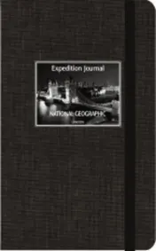 Omslag van Expedition journal London National Geographic klein Zwart