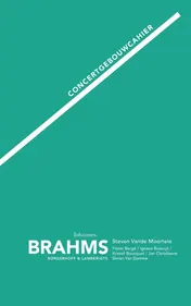 Omslag van Concertgebouwcahier : Johannes Brahms