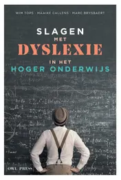 Omslag van Slagen met dyslexie in het hoger onderwijs
