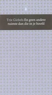 Omslag van En geen andere ruimte dan die in je hoofd