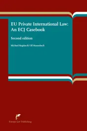Omslag van EU private international law: an ECJ casebook