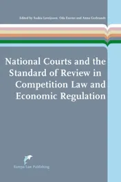 Omslag van National Courts and the Standard of Review in Competition Law and Economic Regulation