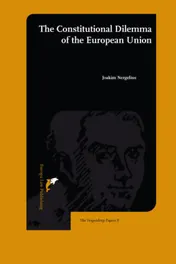 Omslag van The constitutional dilemma of the European Union