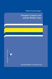 Omslag van European Contract Law and the Welfare State